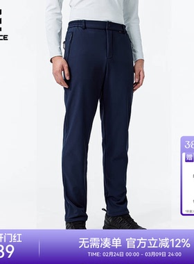 ROCKICE软壳冲锋裤男秋冬防风保暖耐磨加绒透气长裤户外休闲裤