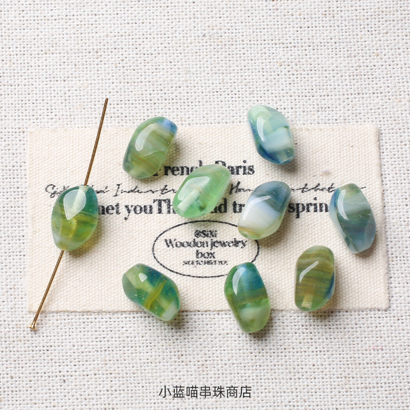 进口捷克琉璃珠异形耳饰项链戒指手串DIY串珠材料