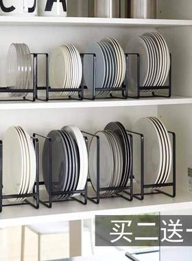 Cupboard dish rack table plate flatware storage rack drain