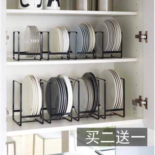 Cupboard dish rack table plate flatware storage rack drain