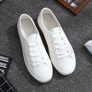 Classic White Sneakers Women Casual Canvas Shoes Female
