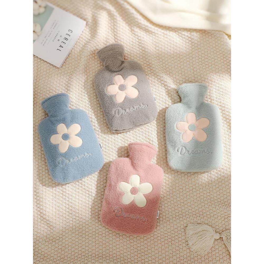 Large PVC Hot Water Bottle Bag Winter Warm Relaxing Heat