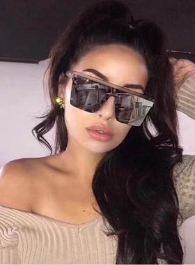 New Black Square Sunglasses Women Big Frame Fashion Retro Mi