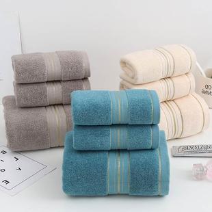 Luxury Hotel White Bath Towel Set Large Thick Towels 浴巾3件