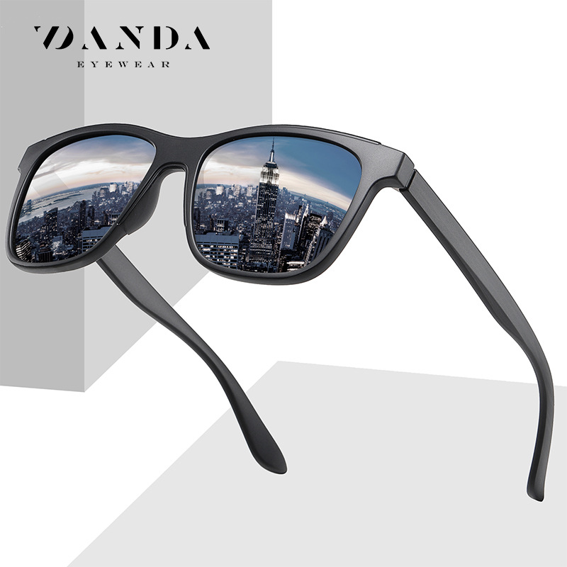 New Polarized Sunglasses Men Classic Retro Glasses 偏光墨镜