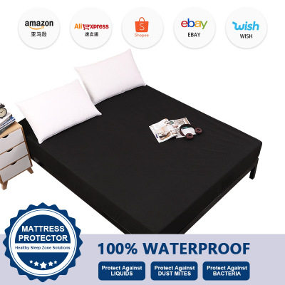 Waterproof bed sheet, machine washable mattress cover, urine