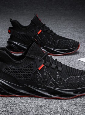 Runnning Sports Sneakers Shoes Men Flat Lace Up Fashion Mens