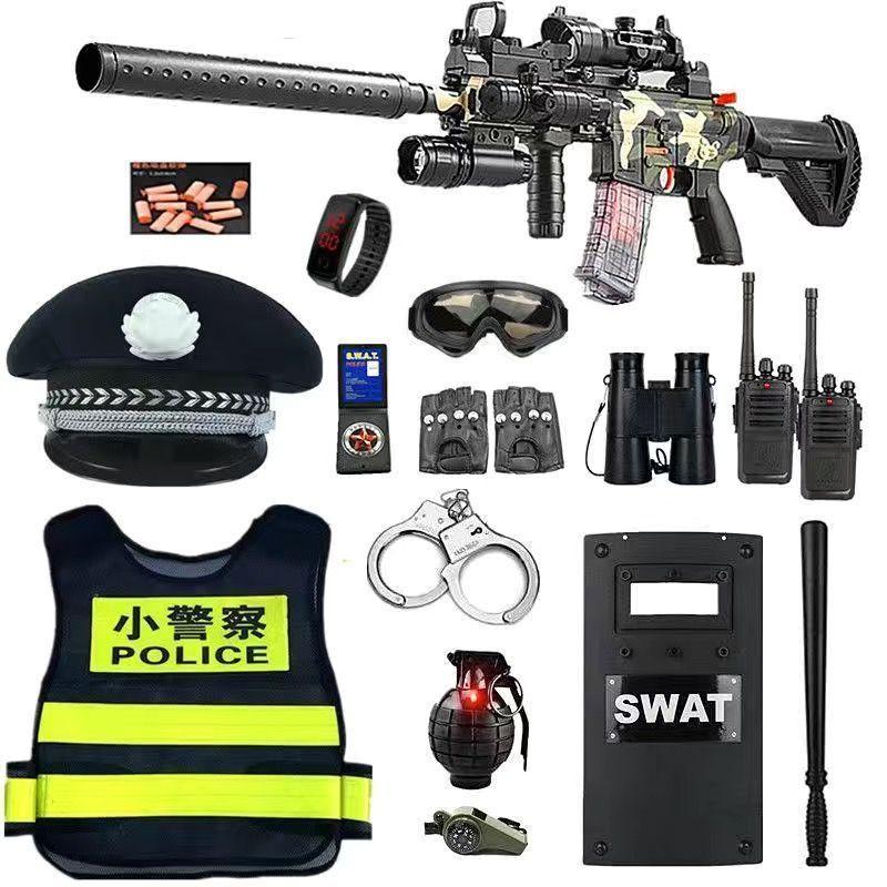 儿童小警察头盔大盖帽玩具