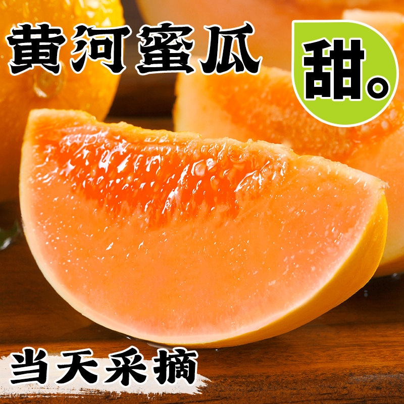 正宗黄河蜜瓜，是甜瓜也是哈密瓜图片
