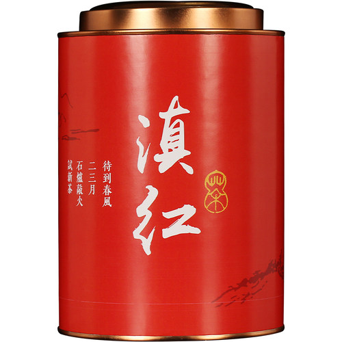 新茶云南古树滇红凤庆滇红茶新春茶浓香型罐装350g装茶叶散装
