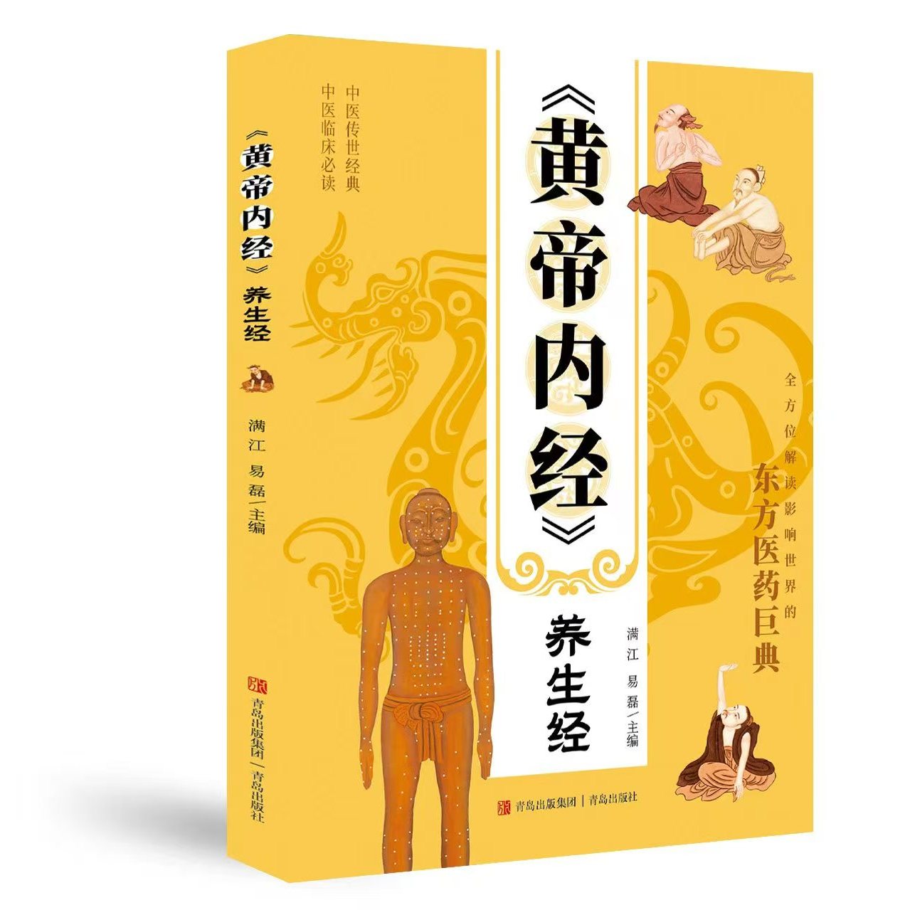 黄帝内经 养生经 中医养生书籍大全基础理论健康养生类皇帝内经十二经脉揭秘与应用四季养生法全书白话文版人体经络穴位图解书按摩