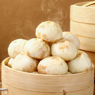 同庆楼老面小笼包子鲜肉速食儿童早餐韭菜鸡蛋包顺丰包邮40个面点