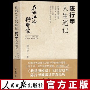 转弯处辞职做公益体随笔写母亲爱人 在峡江 正版 陈行甲人生笔记