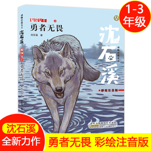 勇者无畏 狼王宝座 沈石溪动物小说fb王位之争 彩绘注音版 安徽少年儿童出版社 小学生一年级课外阅读书籍儿童文学