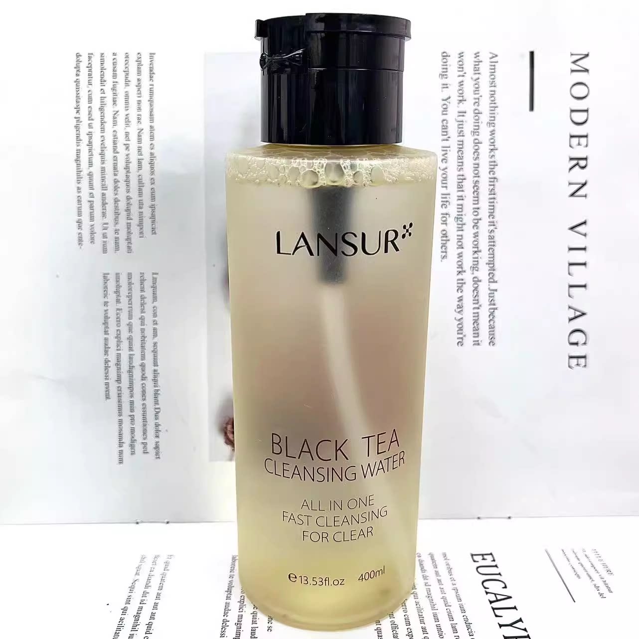 兰瑟净萃卸妆洁颜水400ml卸妆水卸妆液温和不刺激眼唇可用深层清