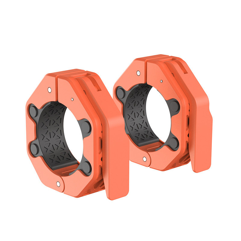 磁吸杠铃杆卡扣非磁吸尼龙快拆安全哑铃快速奥杆卡头5CM卡头扣锁