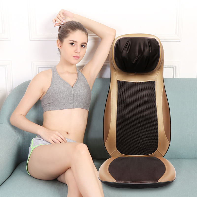 按摩坐垫靠垫全身多功能家用电动颈椎按摩垫按摩仪背部车载按摩器