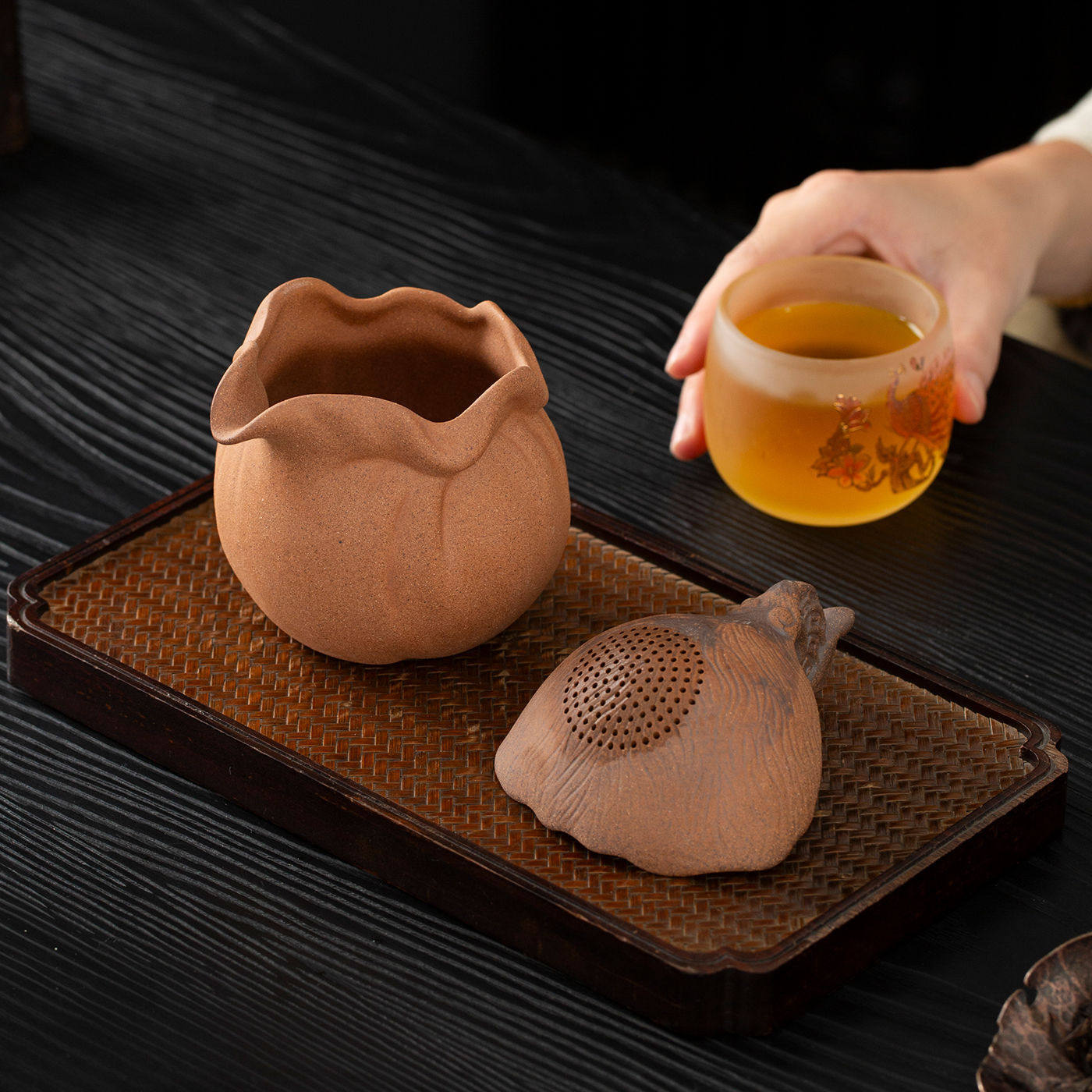 马上有钱老岩泥茶漏茶滤公道杯家用泡茶过滤一体功夫陶瓷茶具配件,餐饮具,茶滤,淘宝优惠券,粉丝福利购,淘宝优惠卷