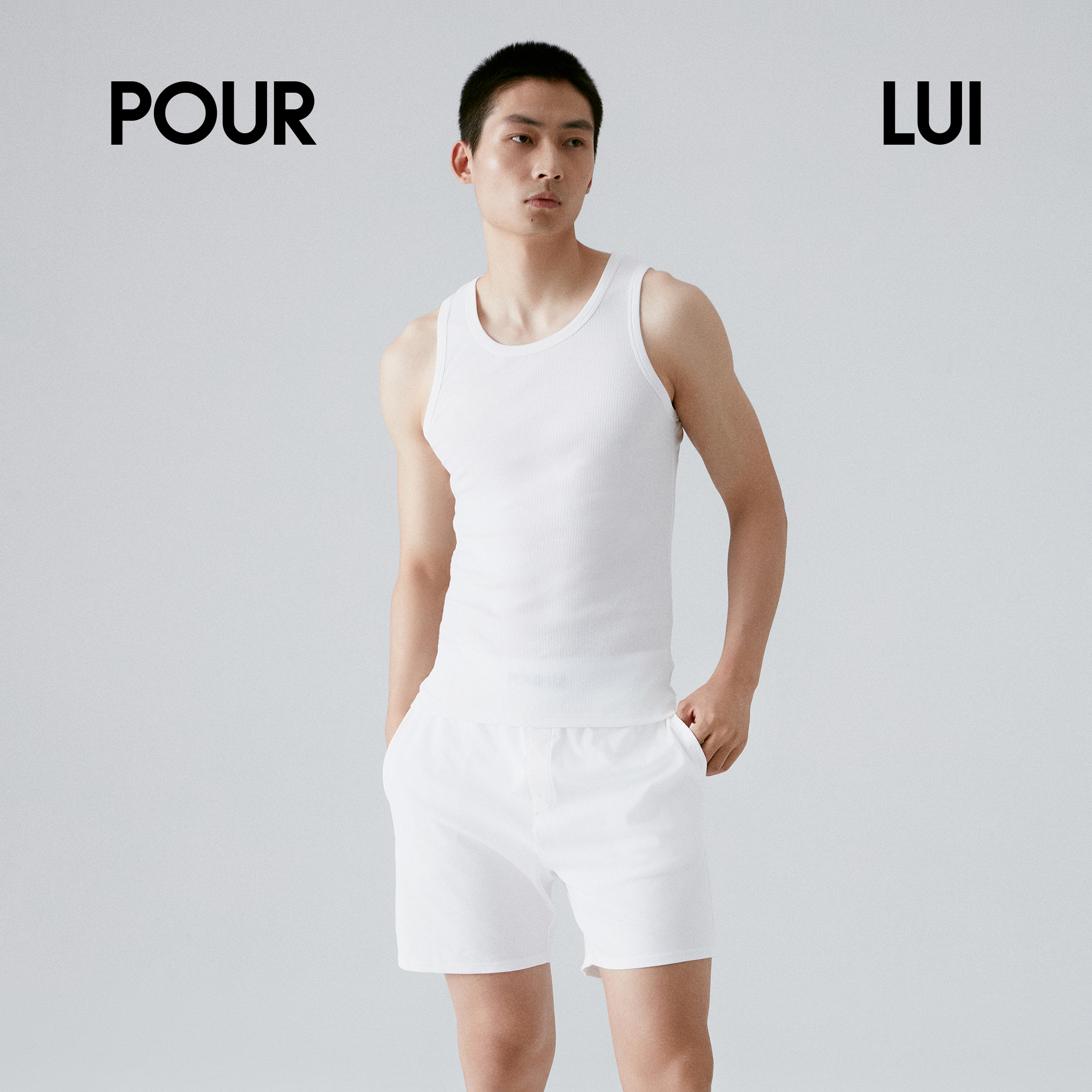 璞履背心纯棉中性高含棉紧身男士