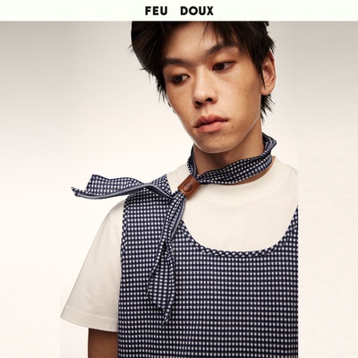 FEU DOUX 火苗皮环造型领巾