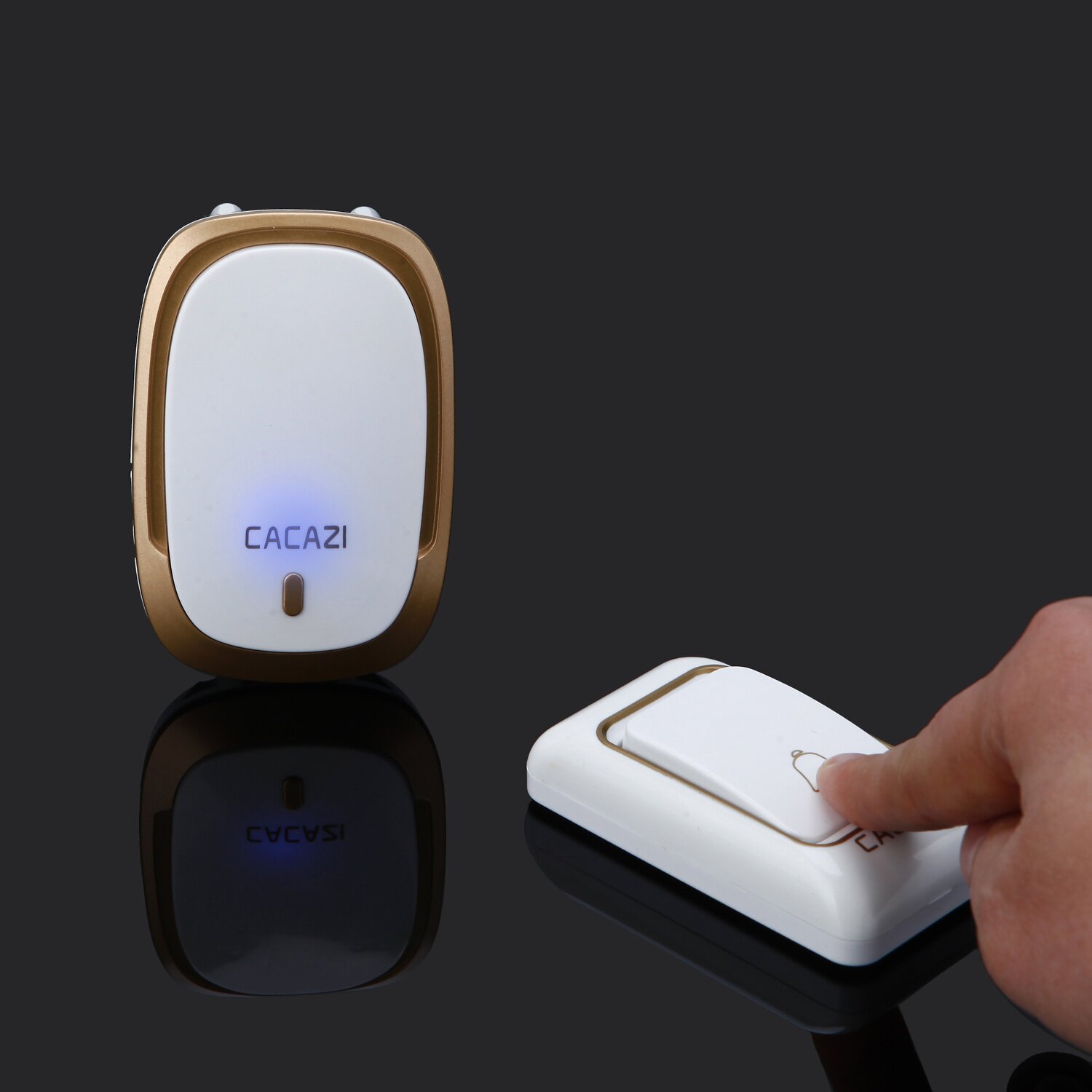 新款数码无线家用门铃防水远距离遥控不用电线老人呼叫器