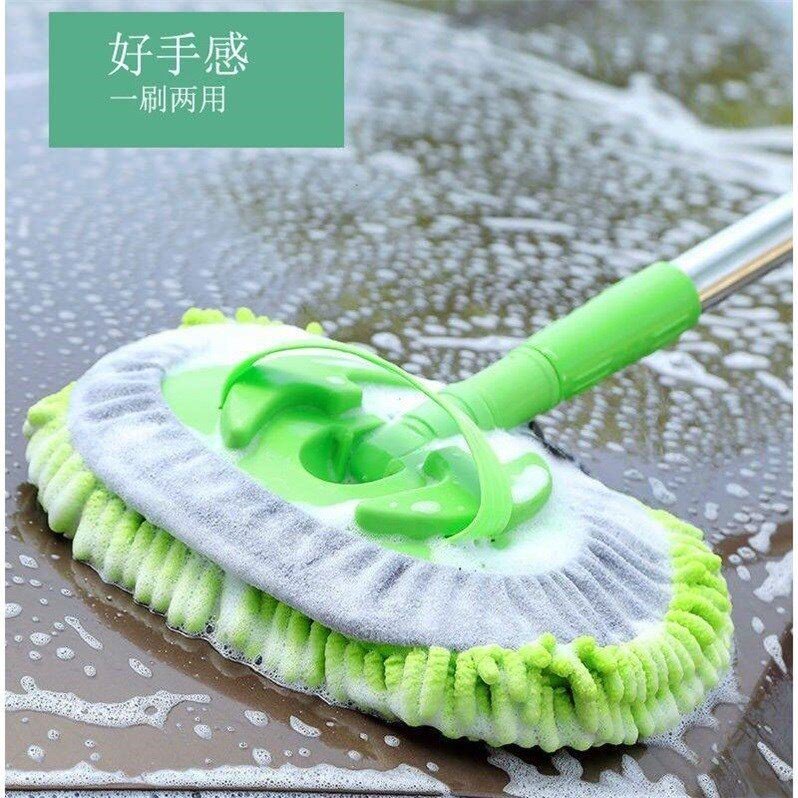 指南车洗车拖把专用洗车刷子软毛不伤汽车用擦车神器长柄工具伸缩