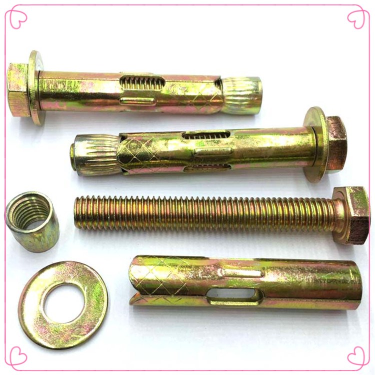 膨胀沉带孔螺栓头包邮膨胀地板窗虎六角螺丝式六角膨胀内壁门窗