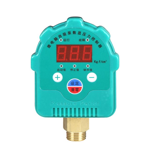 包邮微电脑数显水泵压力控制器家用水泵缺水保护无塔供水智能开关