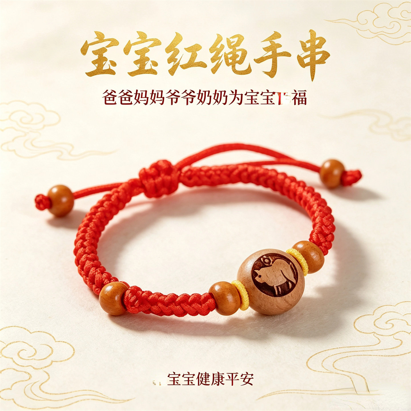 泰山奶奶碧霞元君十二生肖红绳多