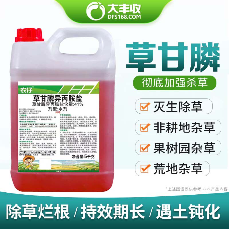 41%草甘膦异丙铵盐灭生性除杂草