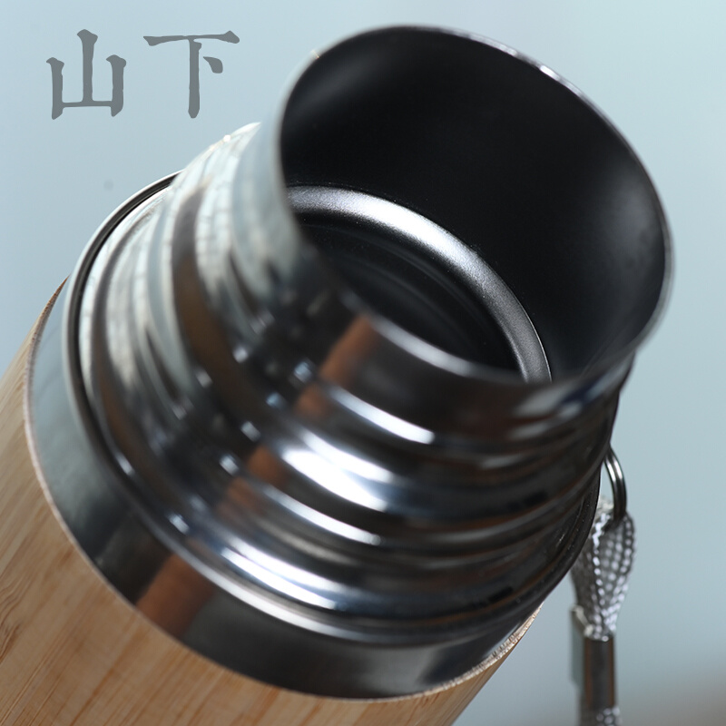 。U竹子保温杯不锈钢泡茶水杯旅行杯定制logo同学会议年会纪念小