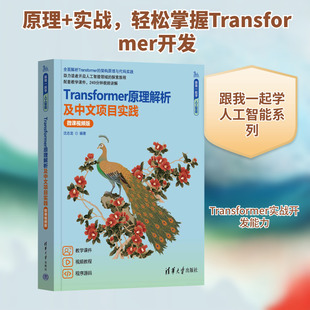 TRANSFORMER原理解析及中文项目实践(微课视频版) 清华大学出版社 沈志龙 著 计算机软件工程(新)