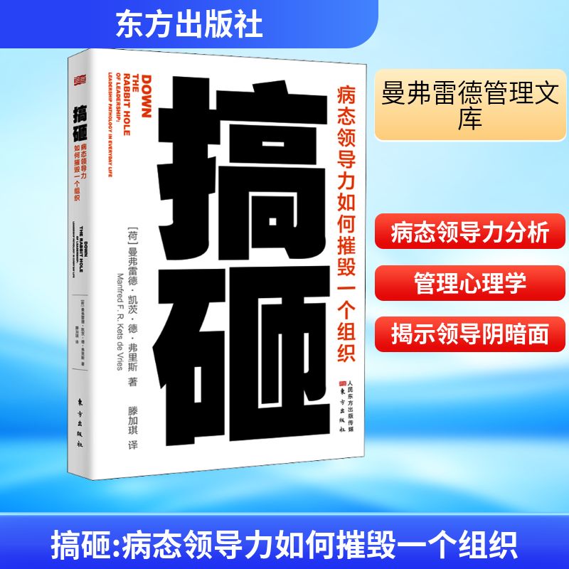 搞砸 病态领导力如何摧毁一个组织 东方出版社 (荷)曼弗雷德·凯茨·德·弗里斯 著 滕加琪 译 创业企业和企业家