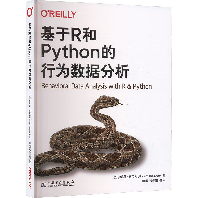 基于R和PYTHON的行为数据分析 中国电力出版社 (法)弗洛朗·布韦松(Florent Buisson) 著 著 林琪 等 译 译 数据库