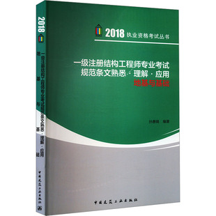 一级注册结构工程师专业考试规范条文熟悉·理解·应用 地基与基础 2018 中国建筑工业出版社 孙惠镐 编 建筑考试其他
