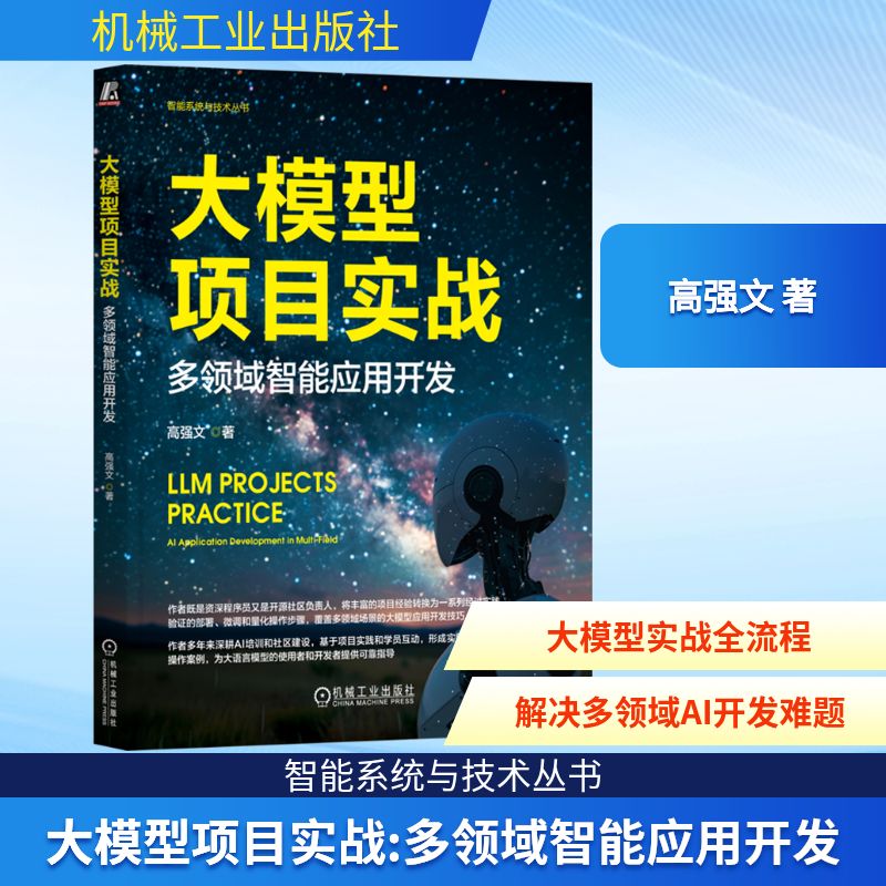 大模型项目实战：多领域智能应用开发 机械工业出版社 高强文 著 计算机控制仿真与人工智能