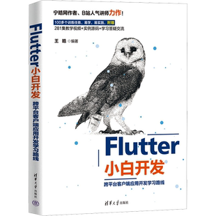 Flutter小白开发 跨平台客户端应用开发学习路线 清华大学出版社 王皓 编 电子/通信（新）
