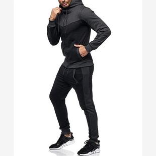 sweatpants Men hoodies 2pcs Pants tracksuit Jacket mens set