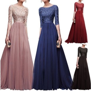 Dinner Party Dress Long Women Gown Evening maxi Prom Elegant