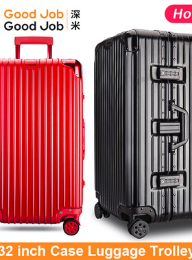 Large Suitcase Big Travel Bag 32 inch Case Luggage Trolley