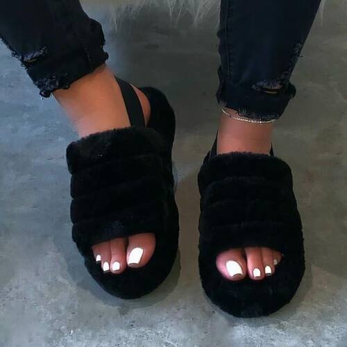 2021 Leopard women flat slippers roman sandals大码43平跟凉鞋