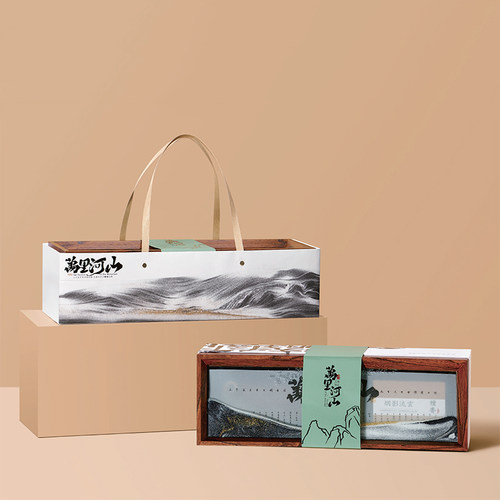 流沙画主题创意 非遗建盏 精选茉莉花茶礼盒