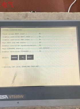 意萨ESA控制器触摸屏VT580WAPT00 实图所拍拆机件(议价)