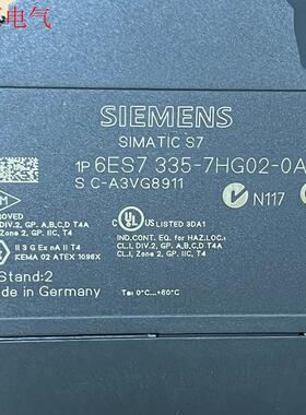 西门子SM335 6ES7 335-7HG02-0AB0 模(议价)