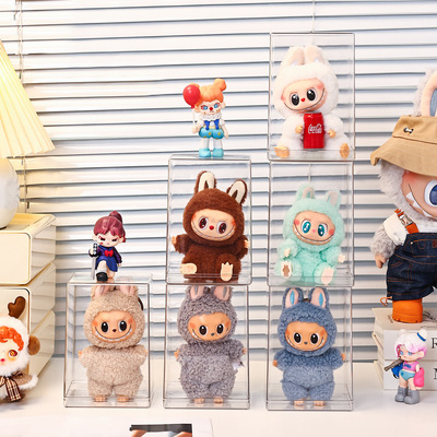Labubu透明盲盒展示架