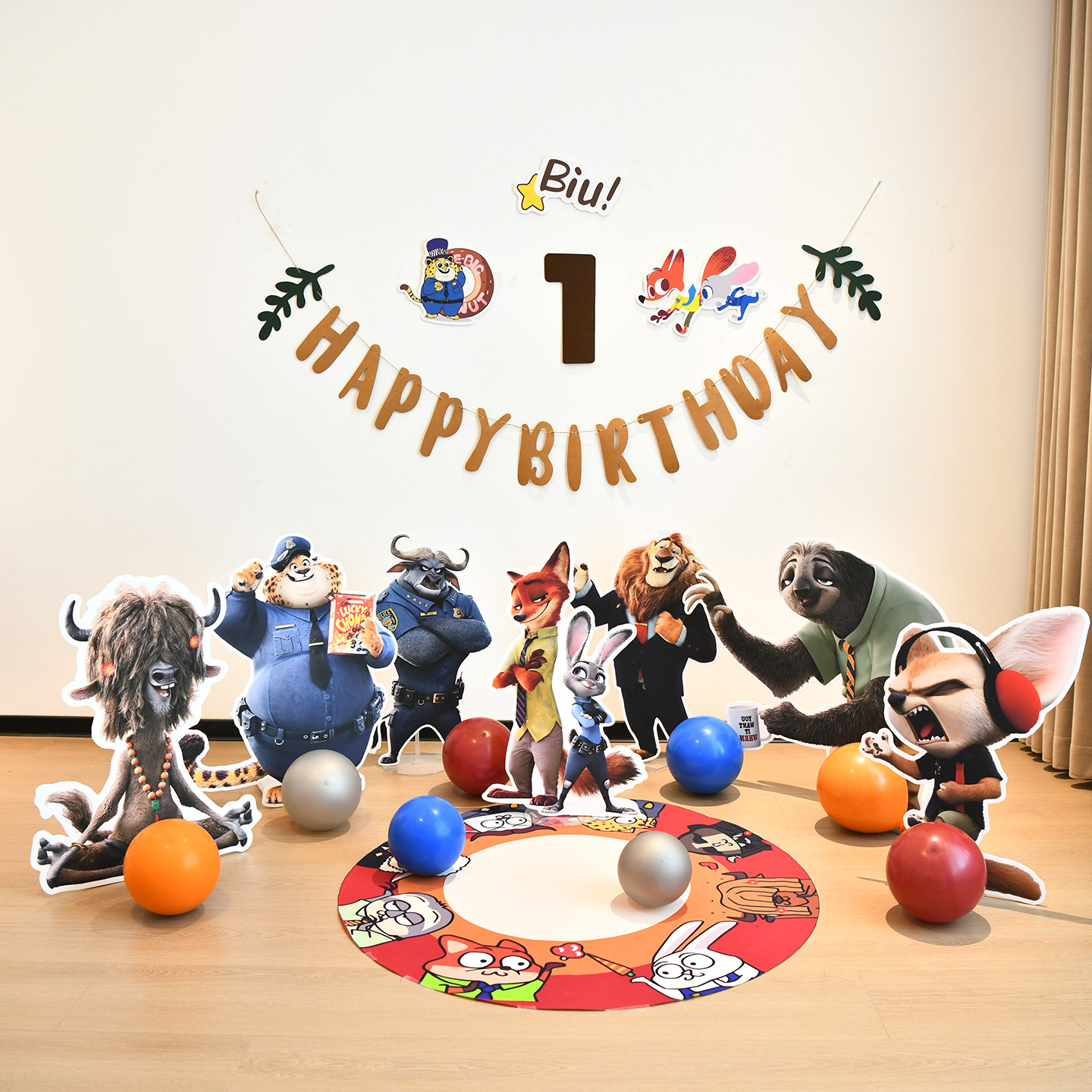 疯狂动物城主题生日布置儿童卡通派对尼克朱迪kt板装饰背景墙气球,节庆用品/礼品,装扮布置套餐,淘宝优惠券,粉丝福利购,淘宝优惠卷