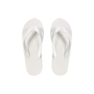 hippobloo人字拖男女纯白夏外穿夹脚拖鞋舒适凉拖乳胶软底沙滩鞋