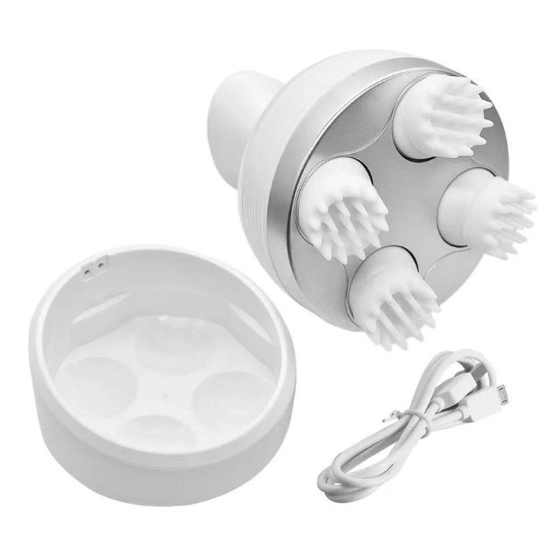 电动头部按摩仪头皮按摩梳头部保健按摩机抓猫咪宠物按摩器龙爪手