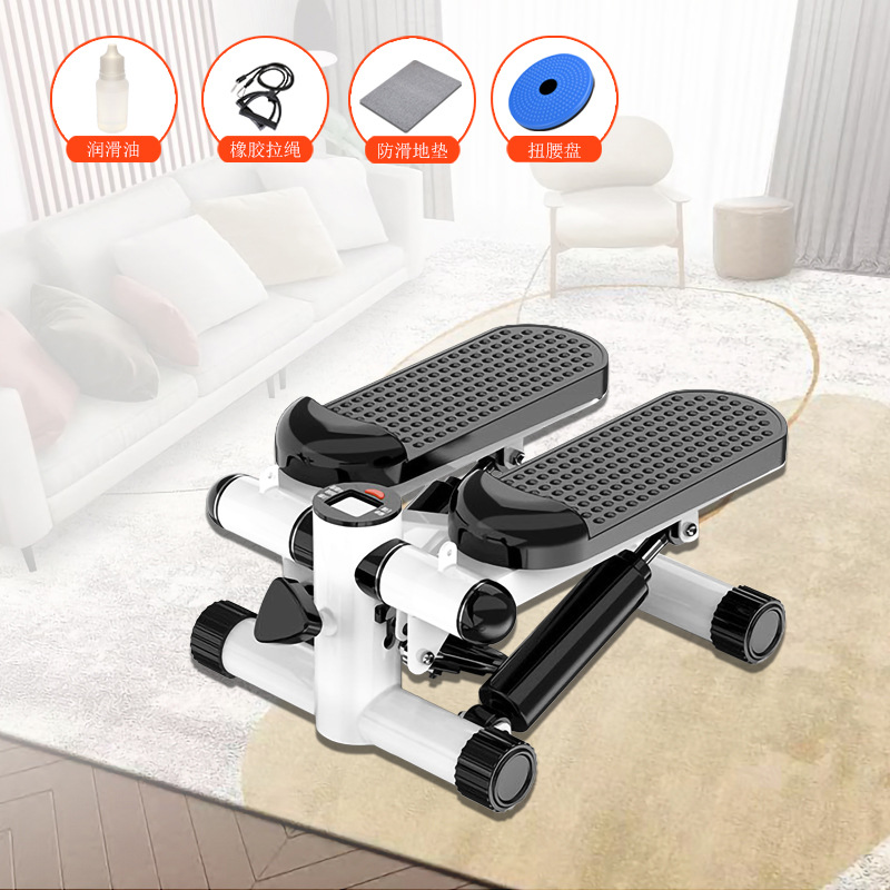 踏步机家用静音小型女瘦腿减肥神器原地踩踏机有氧运动健身器材