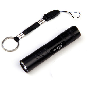 手电筒小太阳ZY551 LED迷你强光电筒5号电池户外照明铝合金